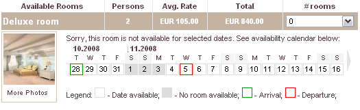 Optional Availability Calendar has been added to the Online Booking module settings Optional Availability Calendar has been added to the Online Booking module settings