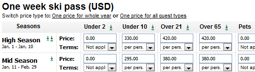 You could setup separate prices for accommodation or addition charges based on the type of the guest.